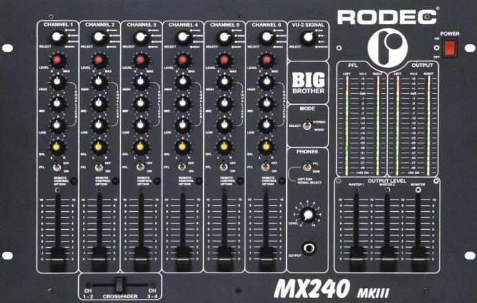 Mixtable Rodec MX 240 Big Brother | Discobar Adventure